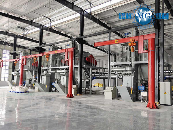 石膏砂漿生產(chǎn)線(xiàn) 石膏砂漿生產(chǎn)線(xiàn)