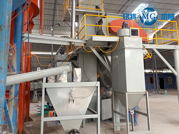 年產(chǎn)10萬(wàn)噸干粉砂漿生產(chǎn)線的組成，年產(chǎn)10萬(wàn)噸干粉砂漿生產(chǎn)線有什么優(yōu)勢(shì)？