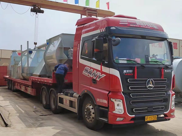 繼續(xù)發(fā)貨！干粉砂漿設(shè)備繼續(xù)發(fā)往南京鱷魚集團(tuán)